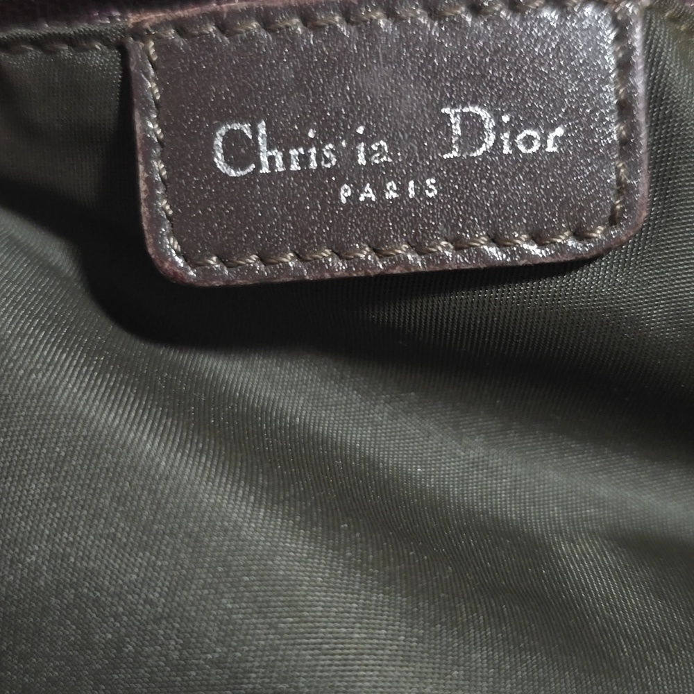 Dior Brown Crossbody Bag with Iconic Monogram - Picture 8 of 9